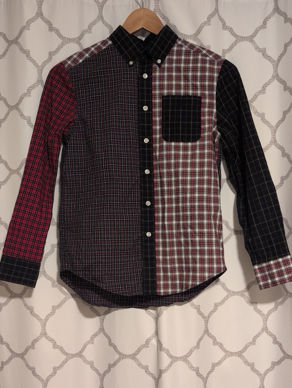 Polo by Ralph Lauren Plaid Cotton Fun Poplin Button Down Shirt Boys 10/12